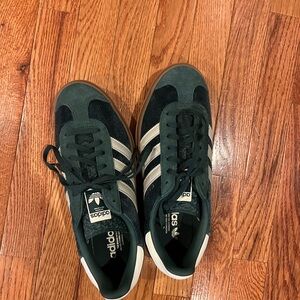 Adidas Dark Green and Black Shoes